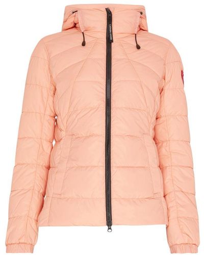 Canada Goose Abbott Puffy Jacket With Hood - Pink