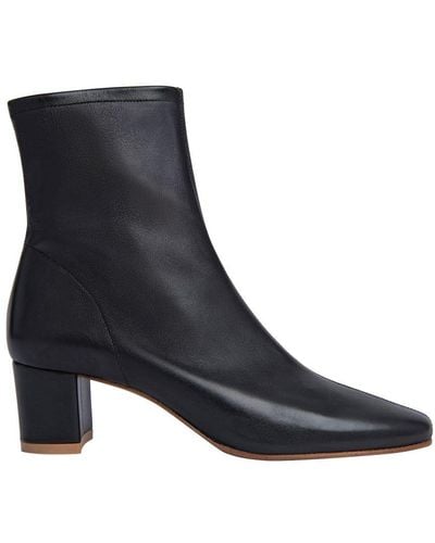 BY FAR Sofia Leather Boots - Black