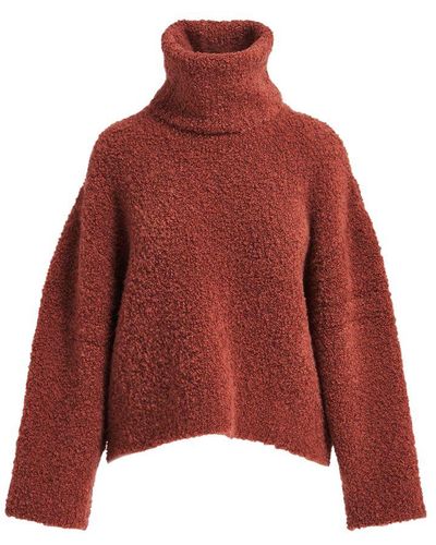 Essentiel Antwerp Emboza Sweater - Red