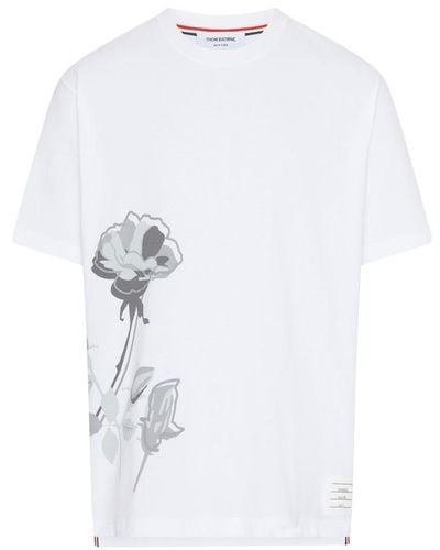 Thom Browne Hector Short-Sleeved T-Shirt - White