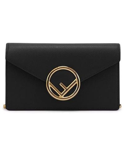 Fendi Leather Belt Bag - Black