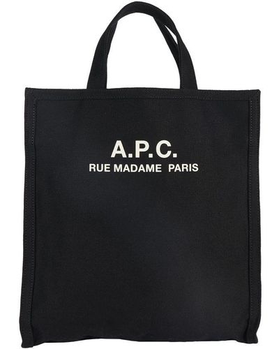 A.P.C. Recuperation Tote Bag - Black