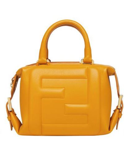 Fendi Ff Cube Bag - Yellow