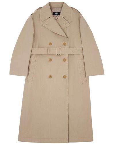 MM6 by Maison Martin Margiela Classic Trench Coat - Natural