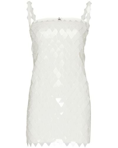 The Attico Rue Mini Dress - White