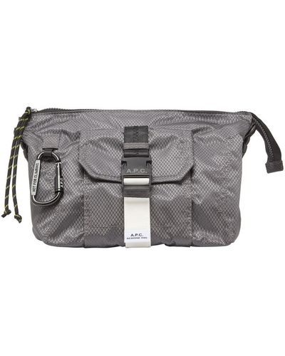 A.P.C. Trek Shoulder Bag - Gray