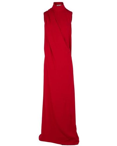 Maison Rabih Kayrouz Draped Long Dress - Red