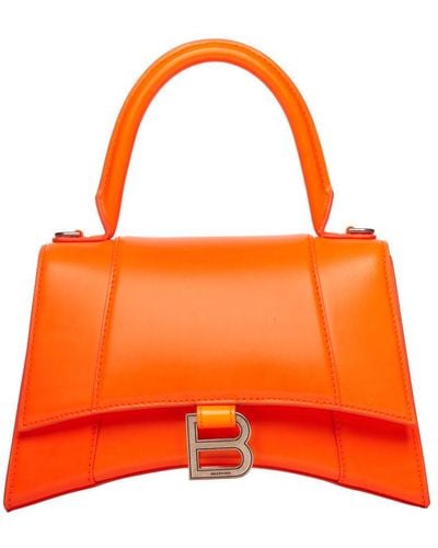 Balenciaga Hourglass Small Handbag - Orange