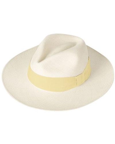 Frescobol Carioca Rafael Panama Hat Wide Band - Natural