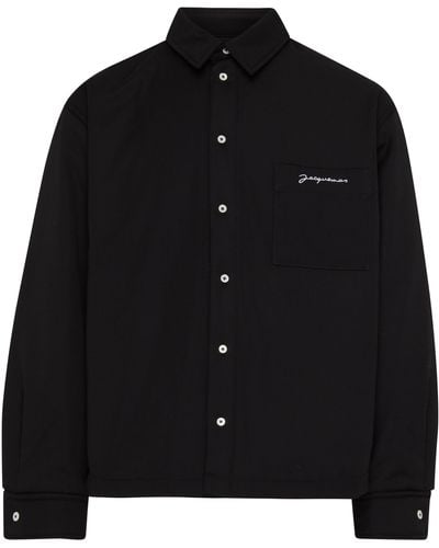 Jacquemus La Chemise Boulanger Hemdjacke - Schwarz