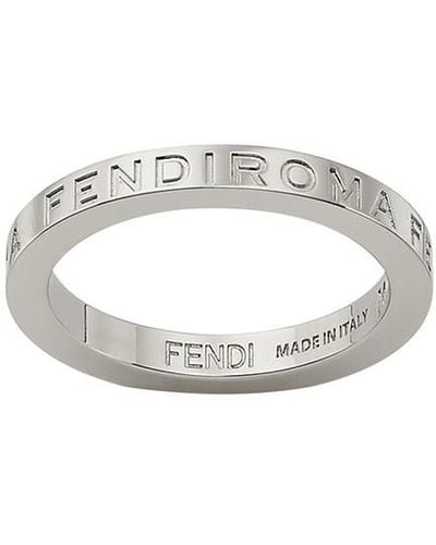 Fendi Signature Ring - Metallic