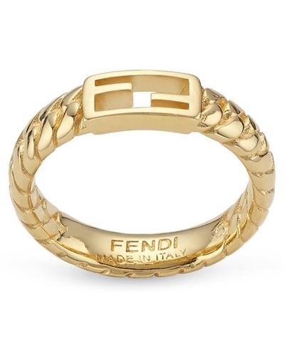 Fendi Bague Baguette - Métallisé