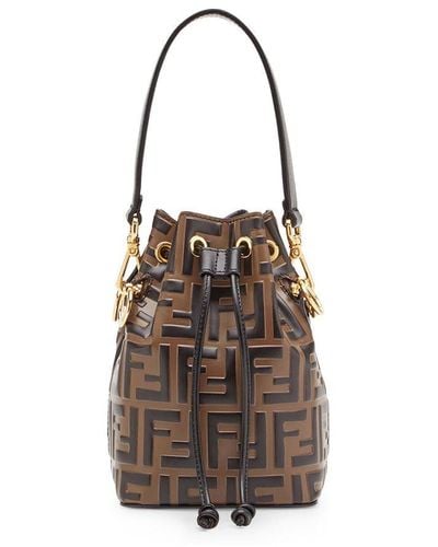 Fendi Mon Trésor Bucket Bag - Brown