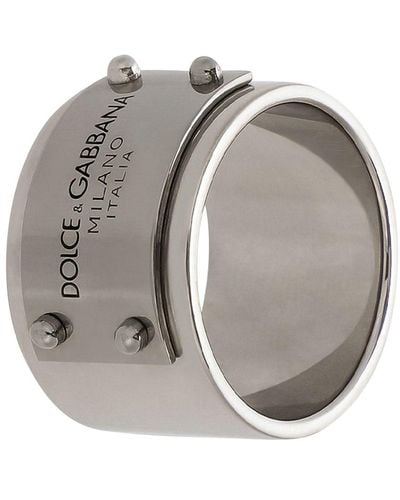 Dolce & Gabbana Ring With Tag - Metallic
