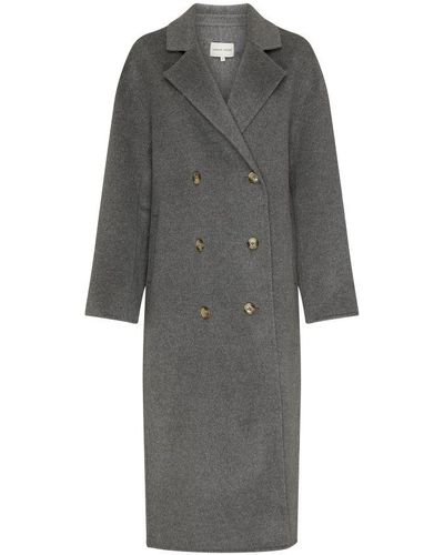 Loulou Studio Borneo Wool And Cashmere Coat - Gray