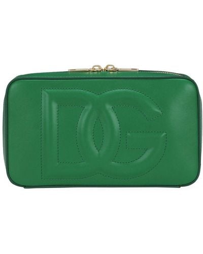 Dolce & Gabbana Small Dg Logo Camera Bag - Green