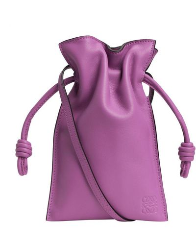 Loewe Flamenco Pocket Bag - Purple