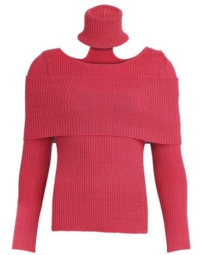 Thebe Magugu Knitted Top - Red