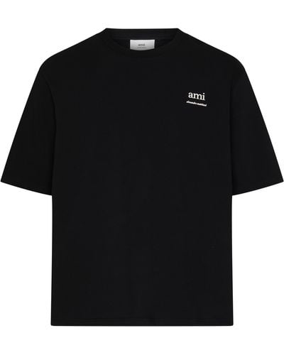 Ami Paris T-Shirt Ami de Cœur - Schwarz