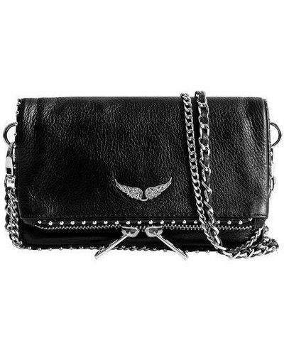 Zadig & Voltaire Rock Nano Grained Leather Bag - Grunge – Styleartist