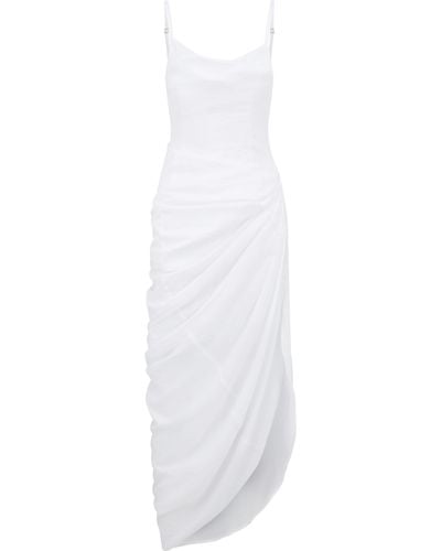 Jacquemus Langes Kleid Saudade - Weiß