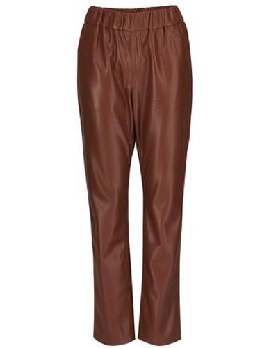 Anine Bing Colton Trousers - Brown
