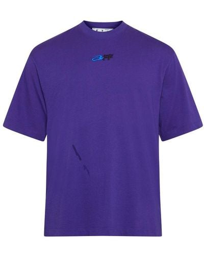 Off-White c/o Virgil Abloh Exact Opp Over Skate/T-Shirt - Purple