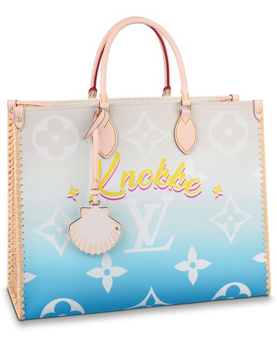 Louis Vuitton Cabas Onthego GM Knokke - Bleu