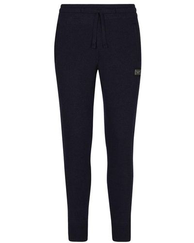 Dolce & Gabbana Wool And Cashmere Jogging Trousers - Blue
