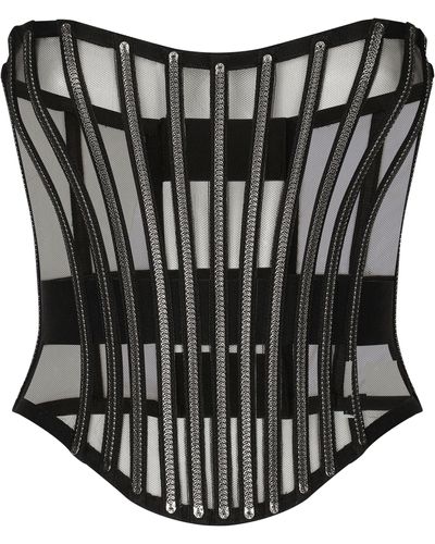 Dolce & Gabbana KIM DOLCE&GABBANA ceinture corset - Noir