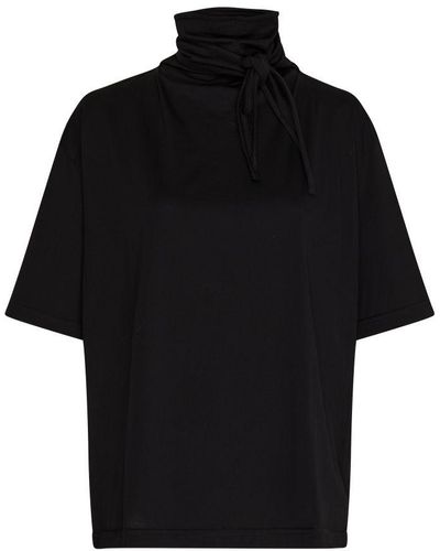 Lemaire Foulard-t-shirt - Black