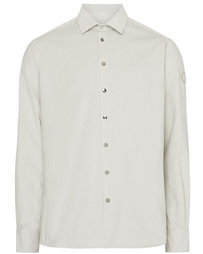 Moncler Long-Sleeved Shirt - White