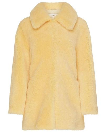 Ami Paris Short Coat - Yellow