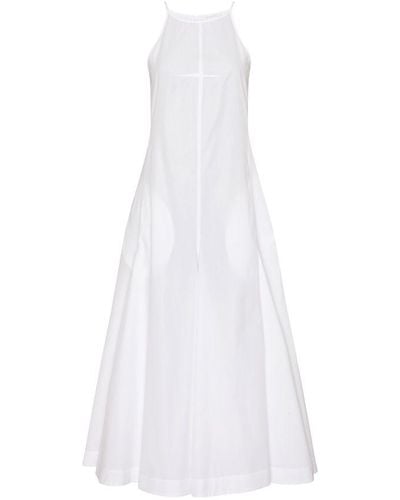 Sportmax Cactus Long Dress - White
