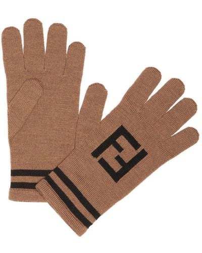Fendi Gloves - Brown