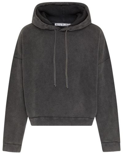 Acne Studios Hooded Sweatshirt - Grey