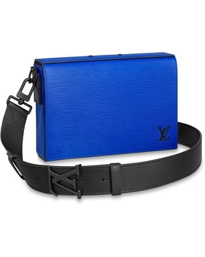 Louis Vuitton Box Messenger Tasche - Blau