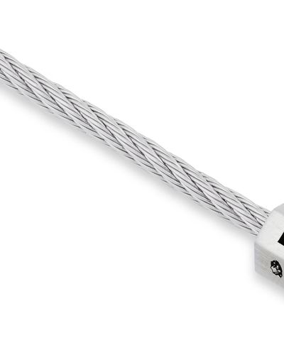 Le Gramme Brushed Sterling Silver Octagon Cable Bracelet 7g - Metallic