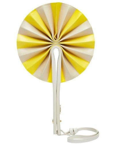 Fendi Reversible Fan - Yellow