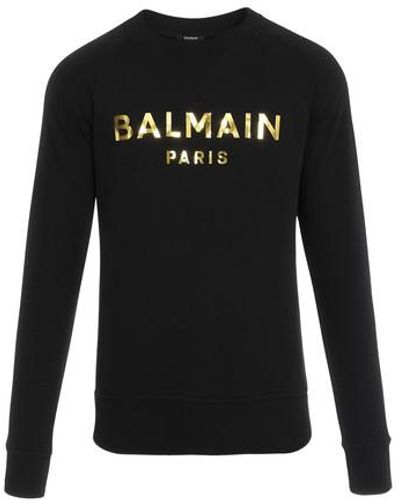 Balmain store sweatshirt gold