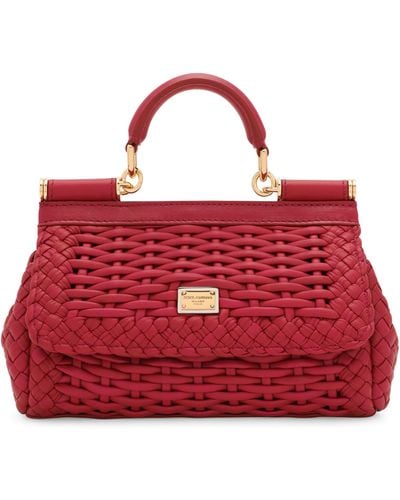 Dolce & Gabbana Petit sac Sicily - Rouge
