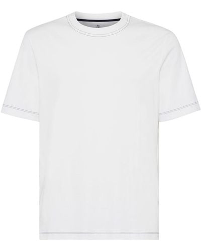Brunello Cucinelli Crew-Neck T-Shirt - White