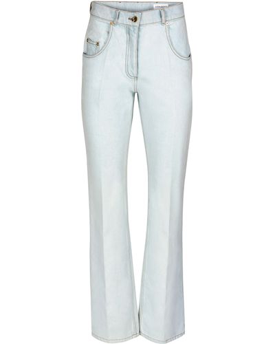 Nina Ricci Jean droit en denim - Bleu