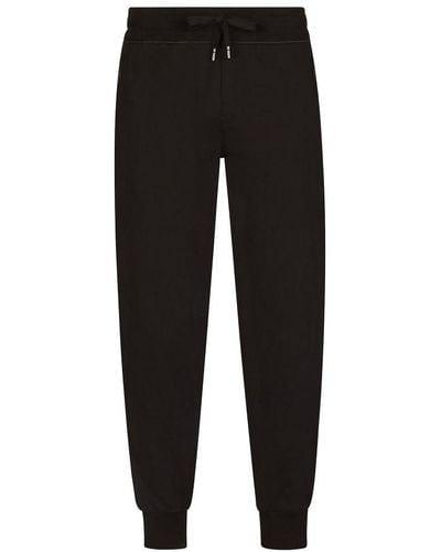 Dolce & Gabbana Jersey Jogging Trousers - Black