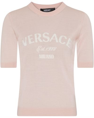 Versace Rundhalspullover College - Pink