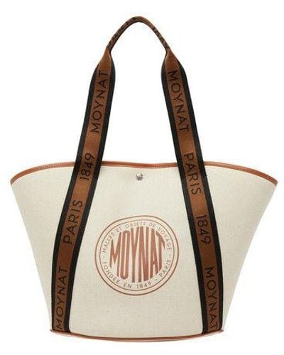 Moynat Réjane PM Bag - Brown Handle Bags, Handbags - MOYNA20698