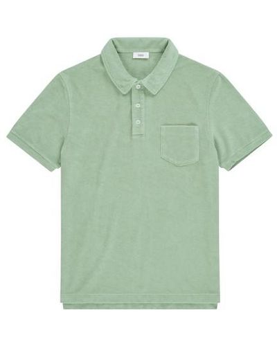 Closed Short Sleeve Polo - Green