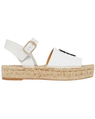 Loewe Anagram Sandals - White