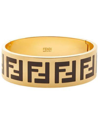 Fendi Ff Bracelet in Metallic Lyst