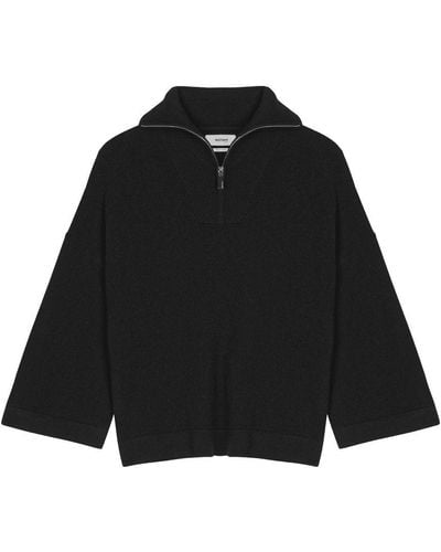 Not Shy Stony Cashmere Sweater - Black